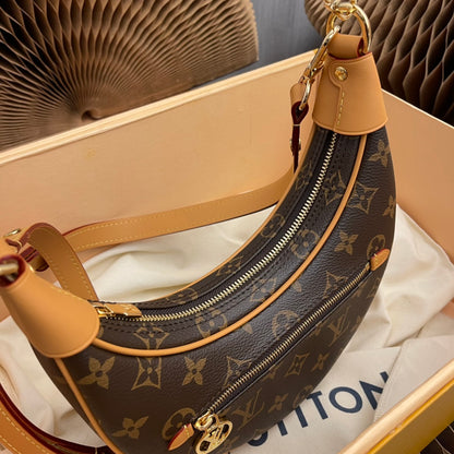 M81098 Moon Bag🌙Odeo small handbag, using Monogram canvas and reinforced leather corners to convey a retro feel