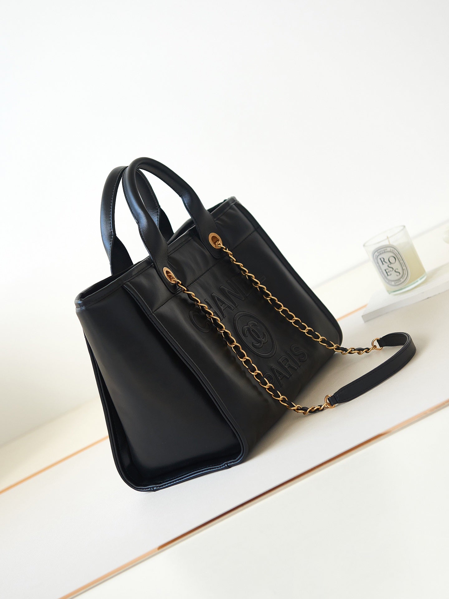 23B latest beach bag, whole sheep goat leather, logo beach bag