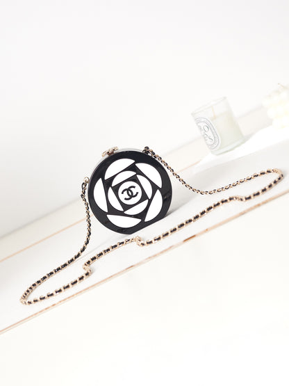 𝐂𝐡𝐚𝐧𝐞𝐥 𝐒𝐒2023 Spring and Summer Heavy Industry Dinner Bag Series Camellia full package Style number AS3548
