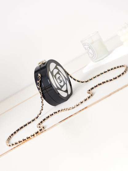 𝐂𝐡𝐚𝐧𝐞𝐥 𝐒𝐒2023 Spring and Summer Heavy Industry Dinner Bag Series Camellia full package Style number AS3548