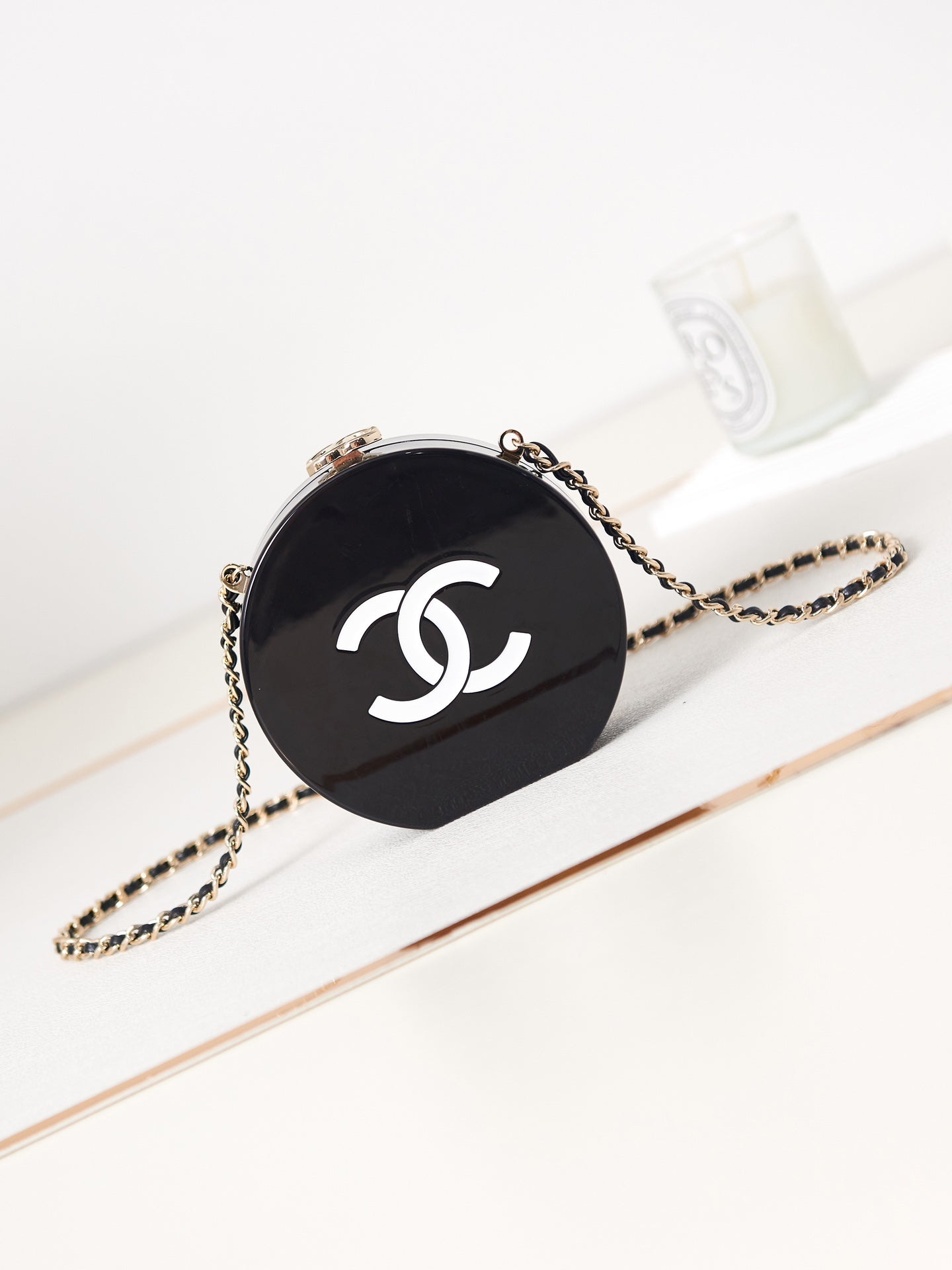 𝐂𝐡𝐚𝐧𝐞𝐥 𝐒𝐒2023 Spring and Summer Heavy Industry Dinner Bag Series Camellia full package Style number AS3548