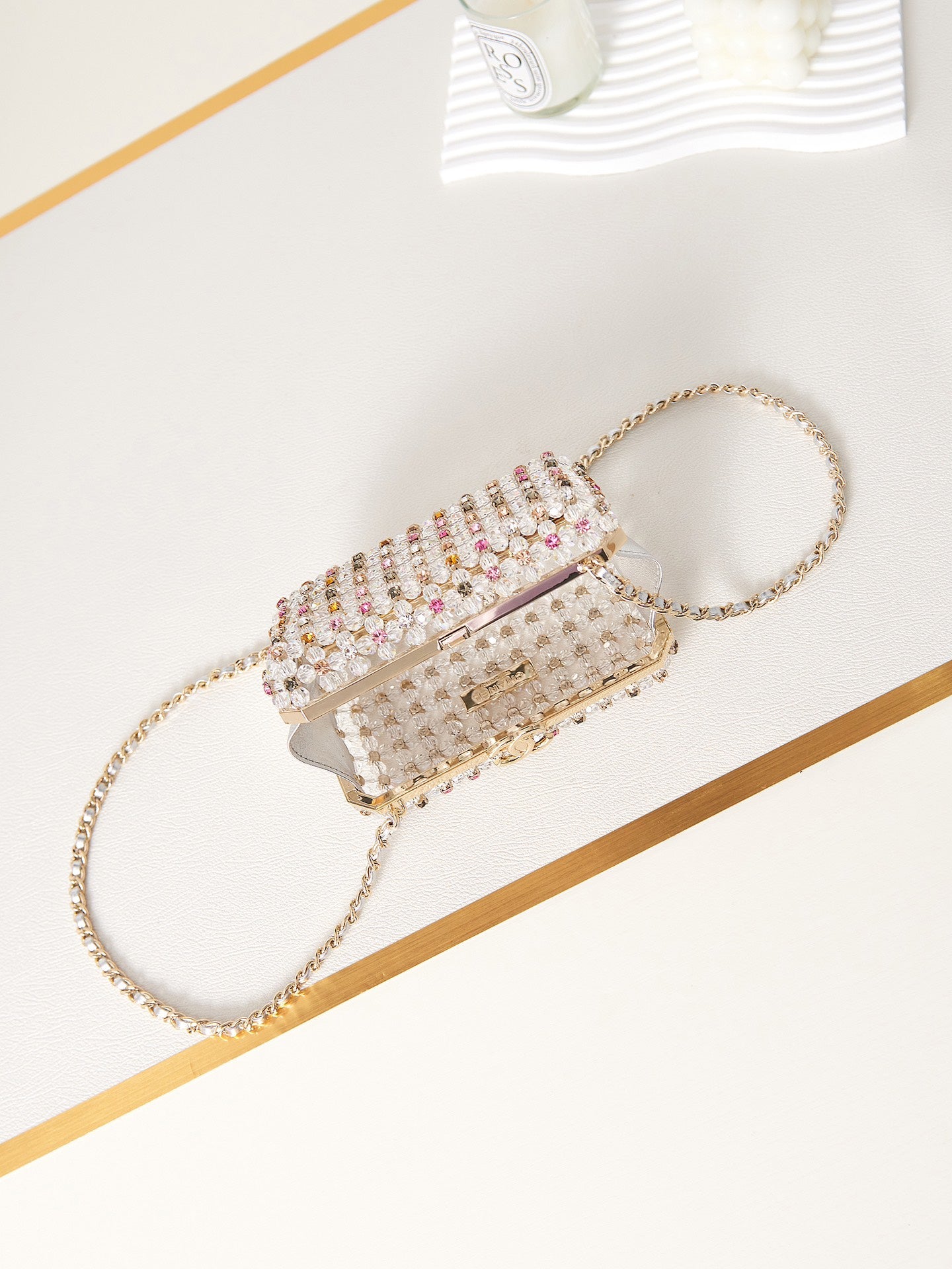 𝐂𝐡𝐚𝐧𝐞𝐥 𝐒𝐒2023 Spring and Summer Heavy Industry Dinner Bag Series full package