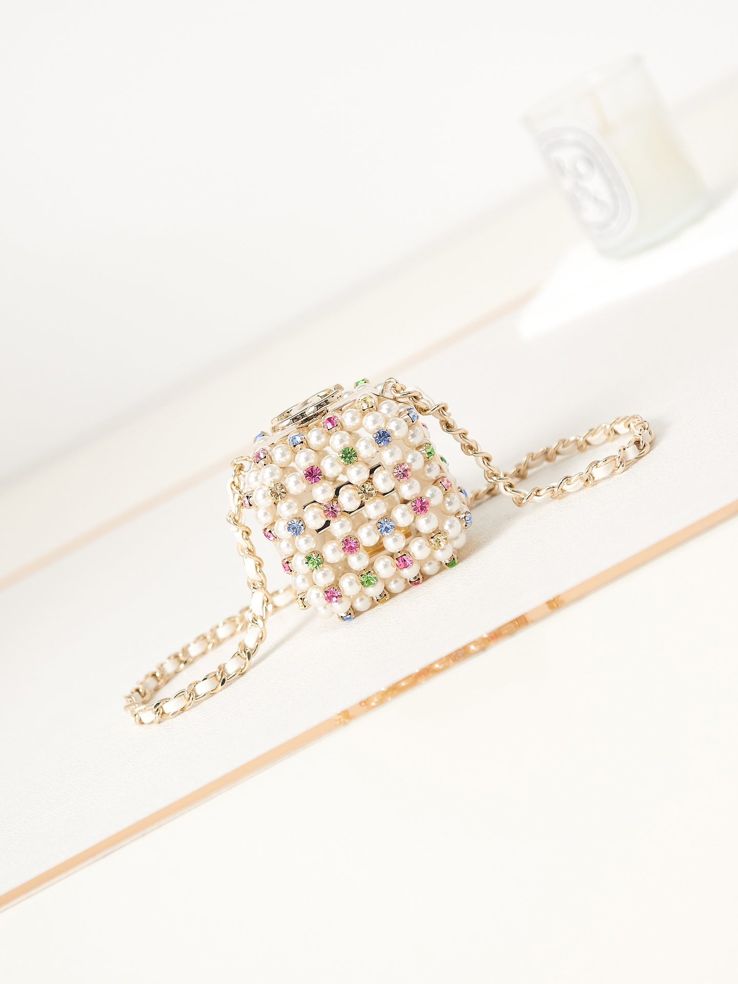 𝐂𝐡𝐚𝐧𝐞𝐥 𝐒𝐒2023 Spring and Summer Heavy Industry Dinner Bag Series full package Style number AS3769 Size 8-7-7