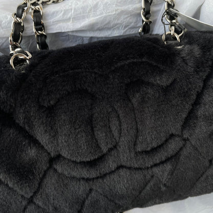 Chanel23C new autumn and winter wool bowling bag